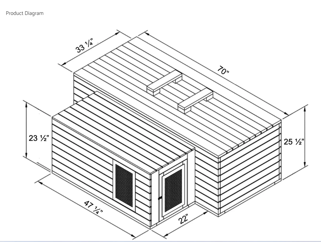 Wood Cold Plunge SPA Cold Water Tub Promote Blood Circulation Ice Bath