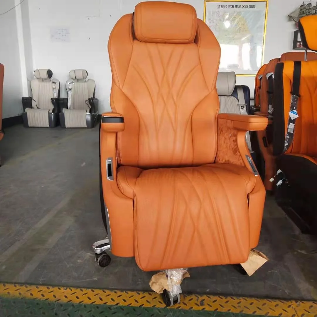 Factory hot sales New design Luxury Civil seat with bluetooth speaker ventilation message leg rest ambient lighting lay down