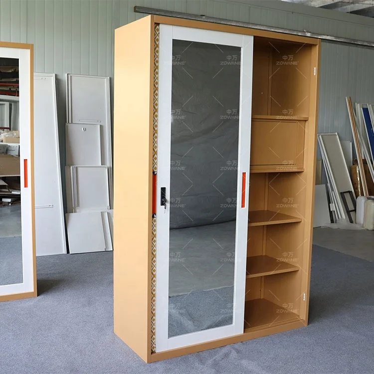 Горячая распродажа мебель для гардероба шкаф одежды стальная домашняя кровать раздвижные двери Индивидуальный