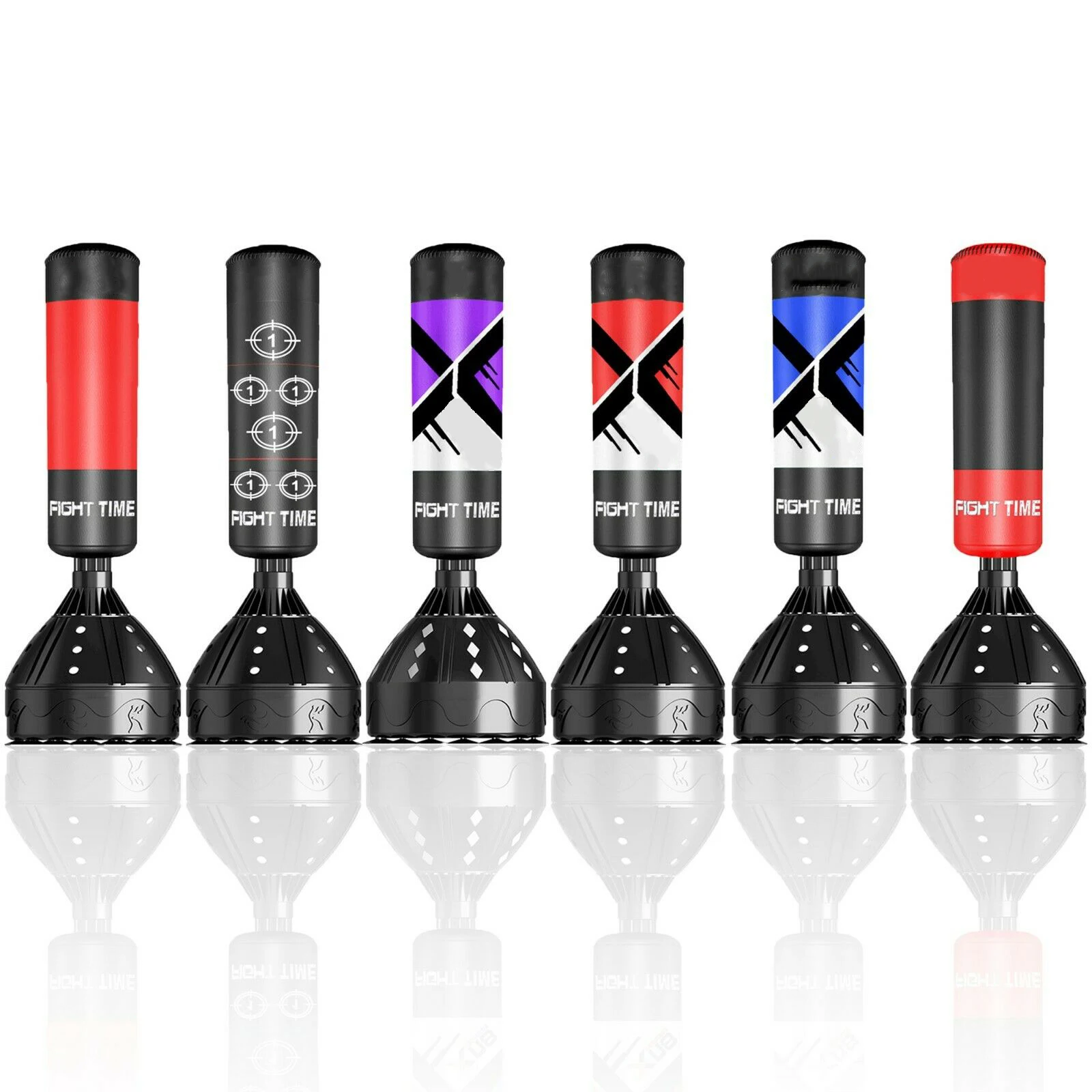 Сверхмощный стоячий боксерский Пробивной мешок с присоской