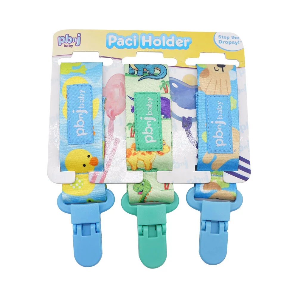 Wholesale price custom cute dummy pacifier holder clip baby pacifier clip