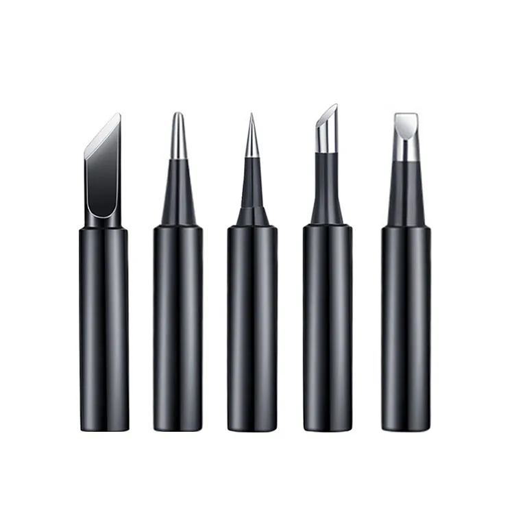 Lead-free brass material Black electroplated tip internal heated solder joint head 900m Series 936 soldering iron head