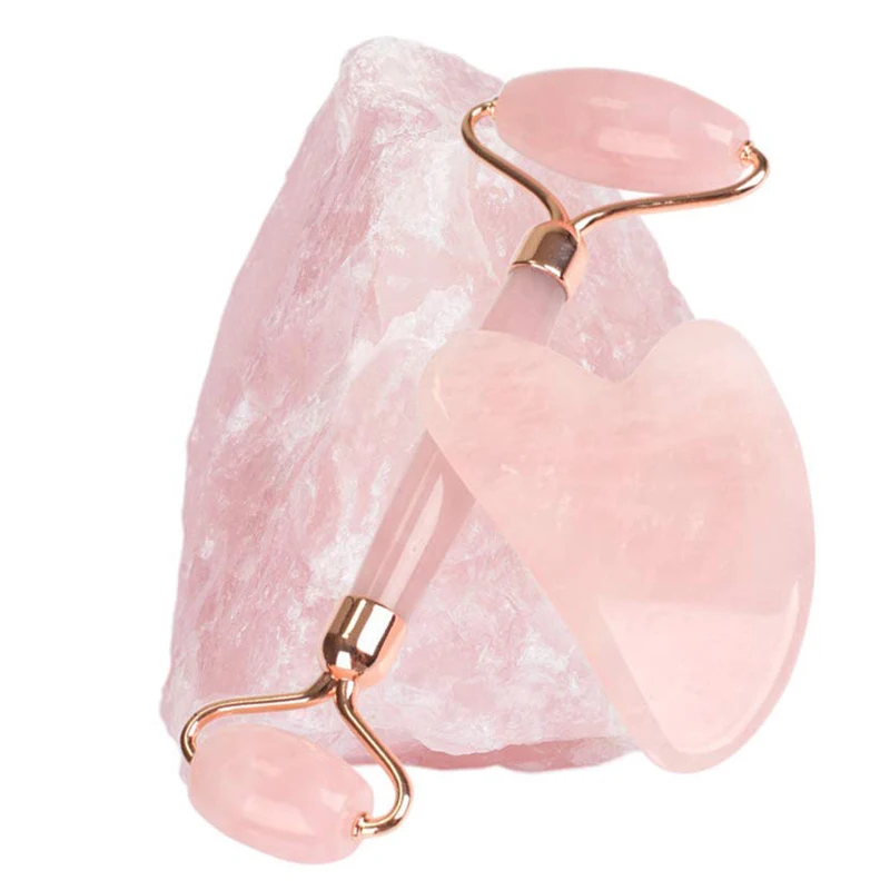 Wholesale Relaxing Relieve Wrinkles Facial Beauty Skin Care Tools For Stimulate Collagen Production Jade Roller