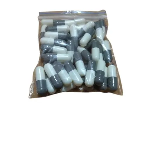 
pharmaceutical hard vacant gelatin capsule grey/white size 0# 