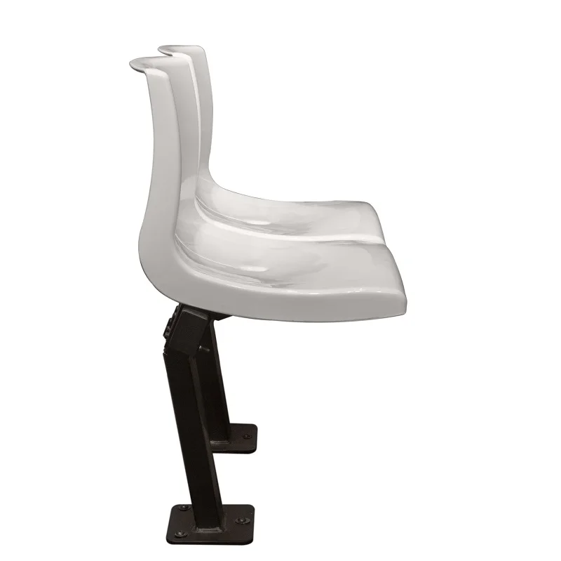 Outdoor hdpe plastic stadium seat chair gym bleacher with leg and back