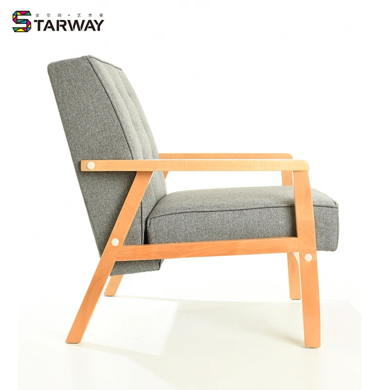 STARWAY мебель диван нетканые ткани гостиная кресло для отдыха одноместное кресло-диван жилой комнаты современный стиль с деревянной рамкой WD-987