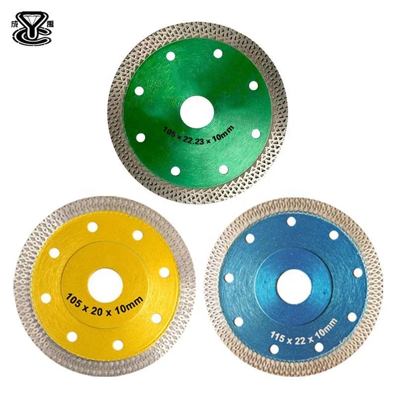 High quality dry cut ultra-thin X-turbo diamond saw blade for ceramic tile cutting
