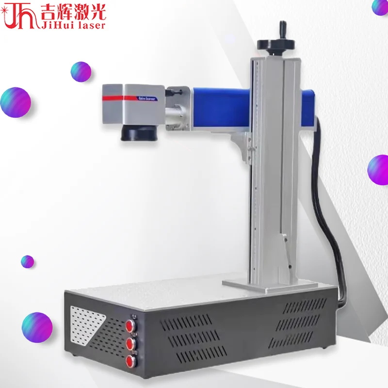 20W 30W mini desktop jewelry fiber laser marking machine for stainless steel metal plastic