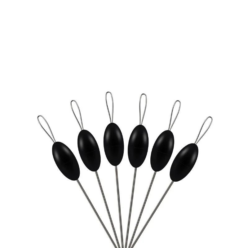 Palmer oval shape column shape space beans rubber fishing stopper fishing accessories space bean