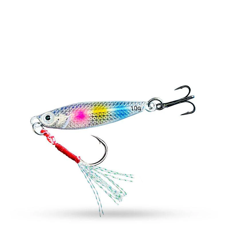 Wholesale 3D Printed Slow Pitch Jig Bait Metal Fishing Lures with Hooks for Tuna Salmon Bream 10g-30g Lake Freshwater Fishing