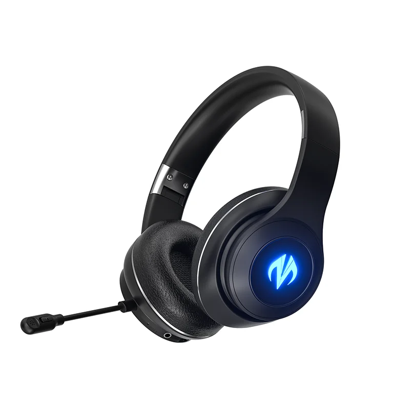 RGB OEM Wired Gamer Headset Over Ear Noise Cancelling Bluetooth Wireless Gaming Headphones With Detachable Microphone For PS4