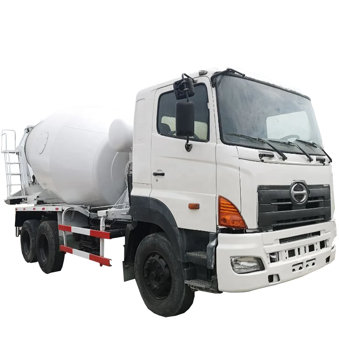 Quality Second-hand japan 6x4 driving hino 700 cement concrete mixer truck for sale An unmissable value option