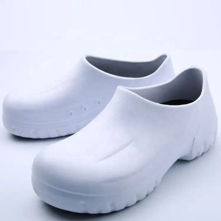 OEM Breathable Removable Insole Acid Alkali Resistant Oil-Proof Anti Slip Unisex Hotel Kitchen Chef Shoes
