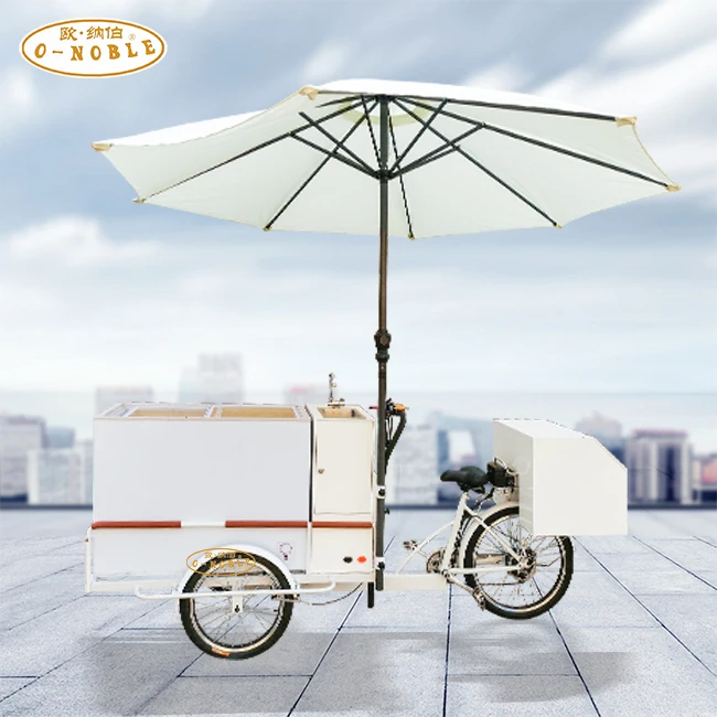 Electric 200L fridge ice cream bike tricycle