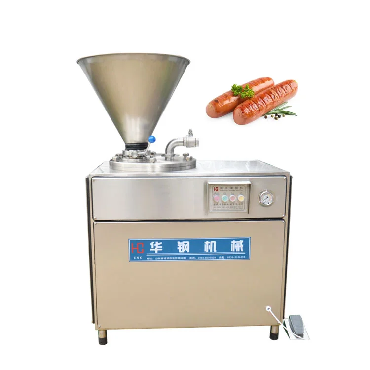 Hydraulic sausage filling machine salami production line electric hot dog stuffer machine sausage filler