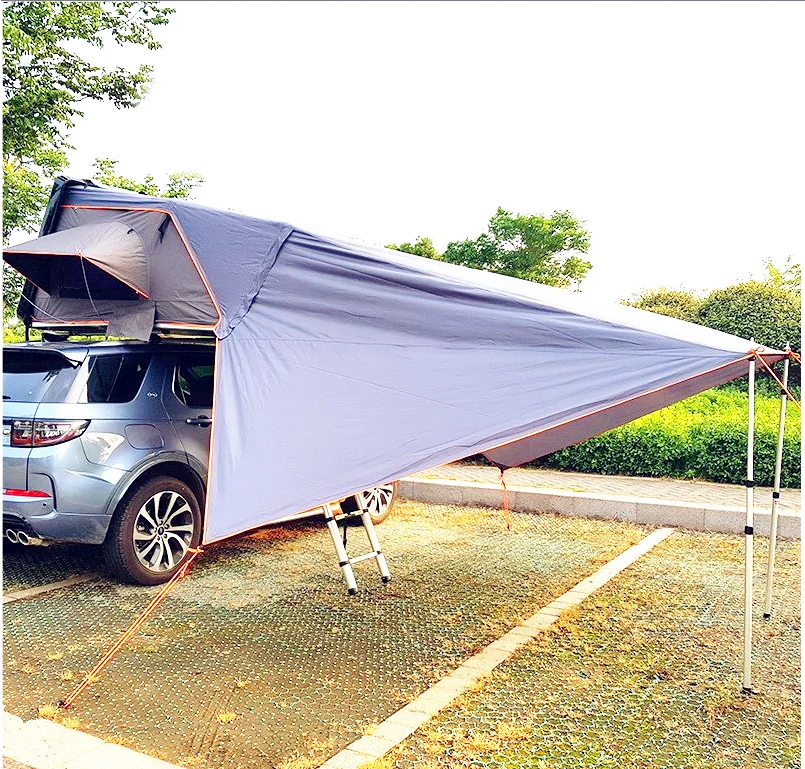 Roof Top Tent Camper Hard Shell ABS rooftop tents With Awning and skyview