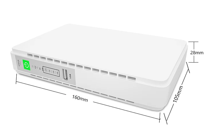Ske в наличии высокое качество вход постоянного тока 9 В 12 24 POE 15 мини-роутер UPS 120