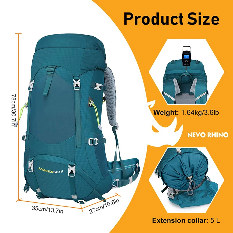Lightweight waterproof outdoor travel sport trekking camping hiking backpack camel mountaineering backpack bags knapsack