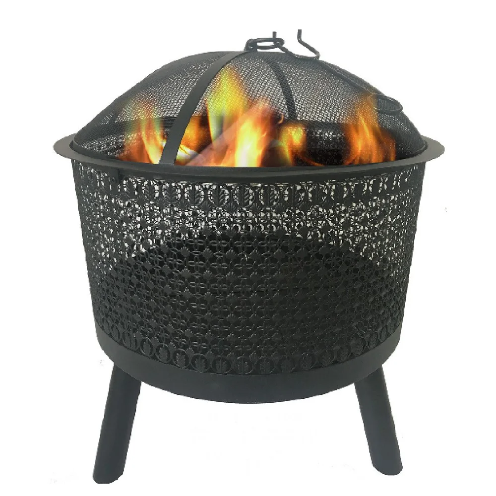 Nice shape style wood burning garden metal patio heater portable fire pit