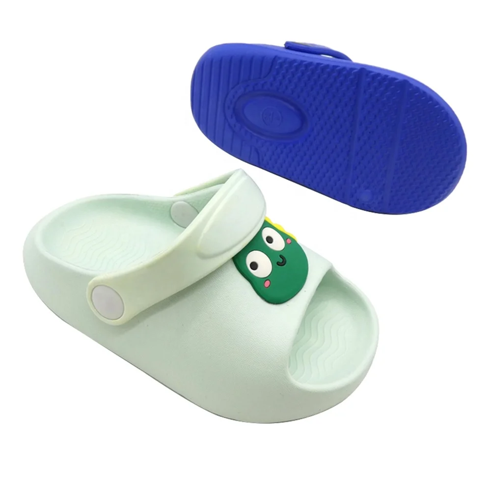 Сандалии детские из ЭВА мягкие Нескользящие тапки плоская подошва для начинающих ходить детей мальчиков и