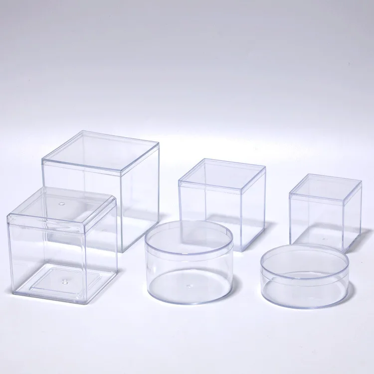 Clear Ps Tiramisu Square Dessert Container Baking Packaging Clear Plastic Dessert Box with Lid Wholesale