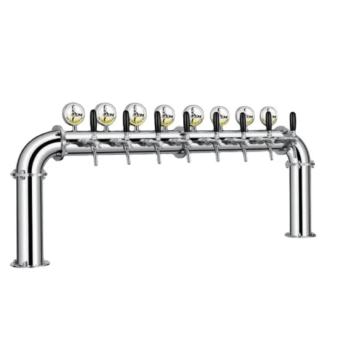 Beer Tower 4 Faucet Kegerator Tower Stainless Steel Draft Beer Tower Column Beer Dispenser