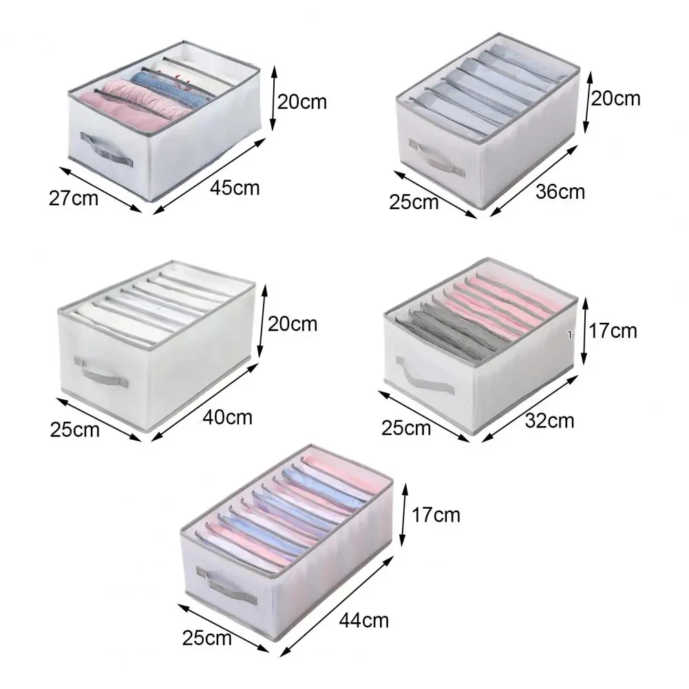 Folding Non-woven Fabric Socks Bra Storage Box Cube Bin for Children Toys Sundries Organizer Storage Bins Handle Storage Basket