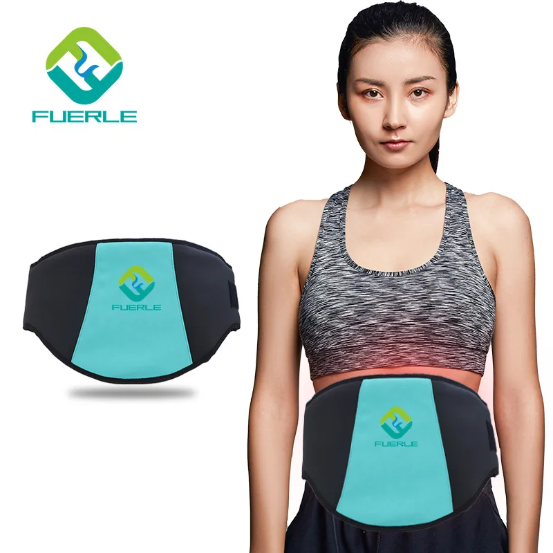 popular products portable waist heating belt menstruation heat belt pain relief infrared lower back wearable heat belt