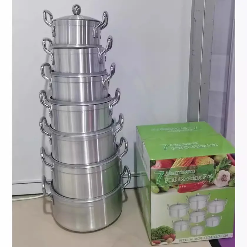 Pot sanding pot 7-piece set popular soup pot set 16/18/20/22/24/26/28 SET