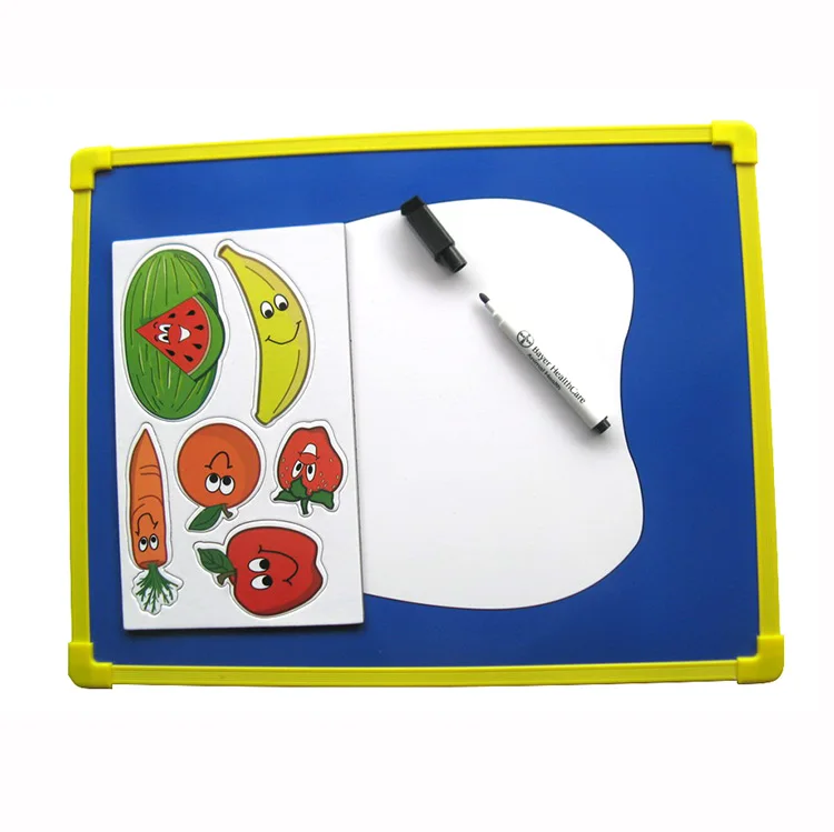 Customized office gift dry eraser whiteboard 40*60cm hanging plastic frame magnetic board whiteboard