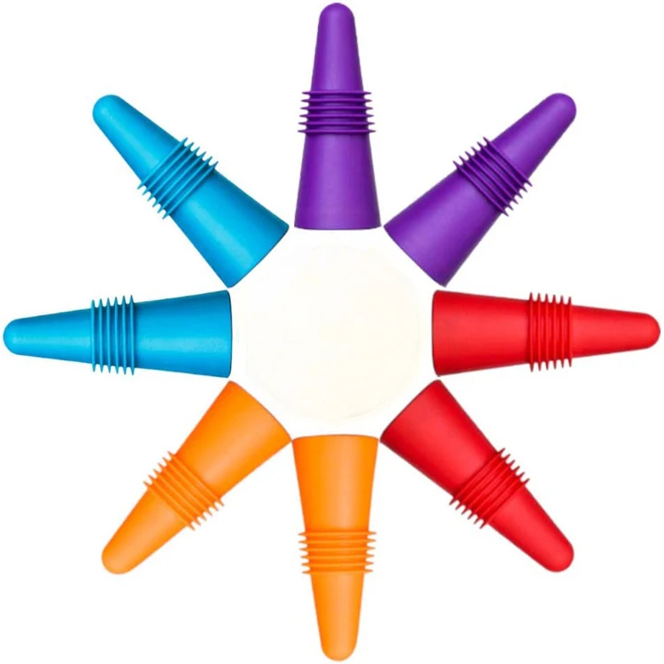 Silicone Wine Bottle Stopper Silicone Beverage Bottle Plug Wine and Beverage Bottle Stopper