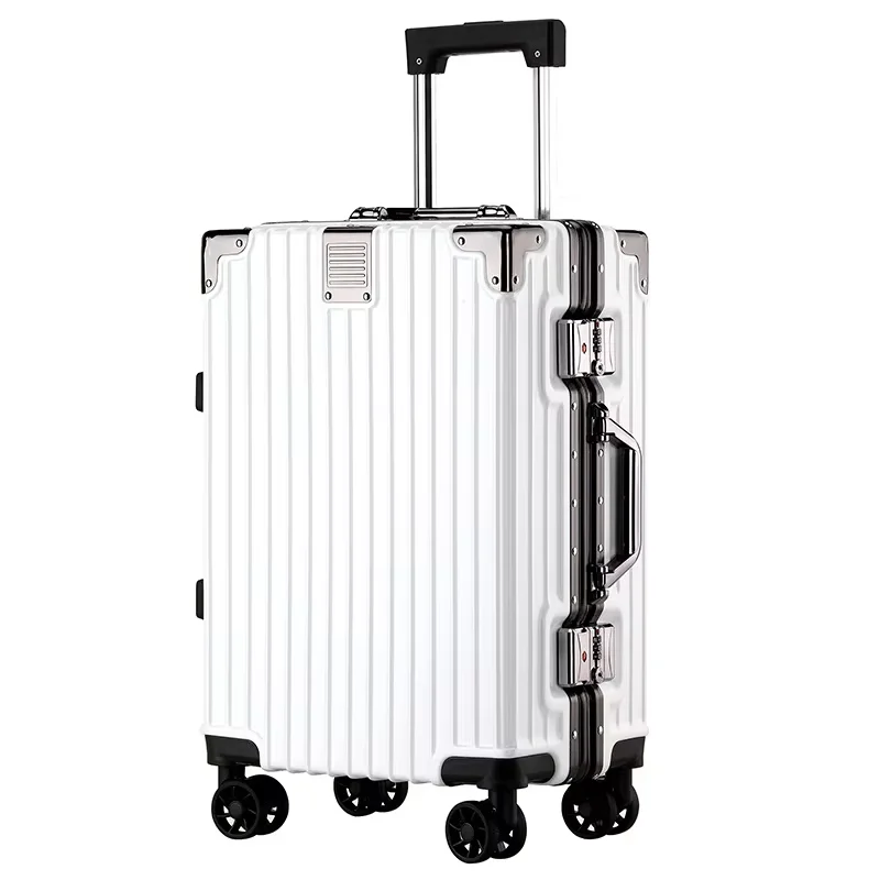 Wholesale unisex stylish and portable Boarding Luggage sturdy durable  universal wheel suitcases