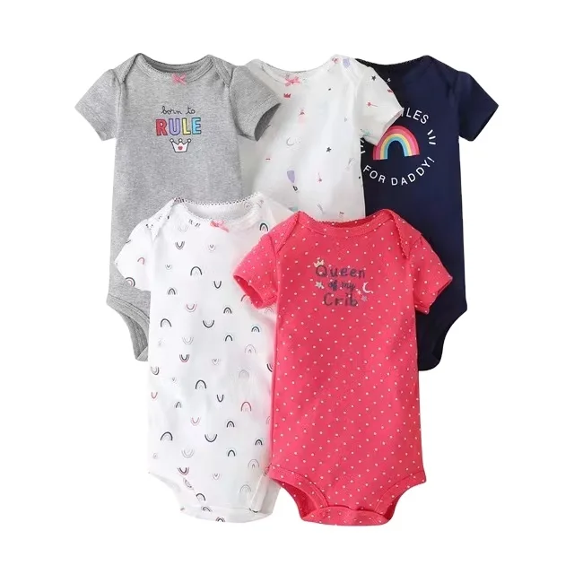 
Wholesale summer cotton newborn baby romper clothes baby rompers 