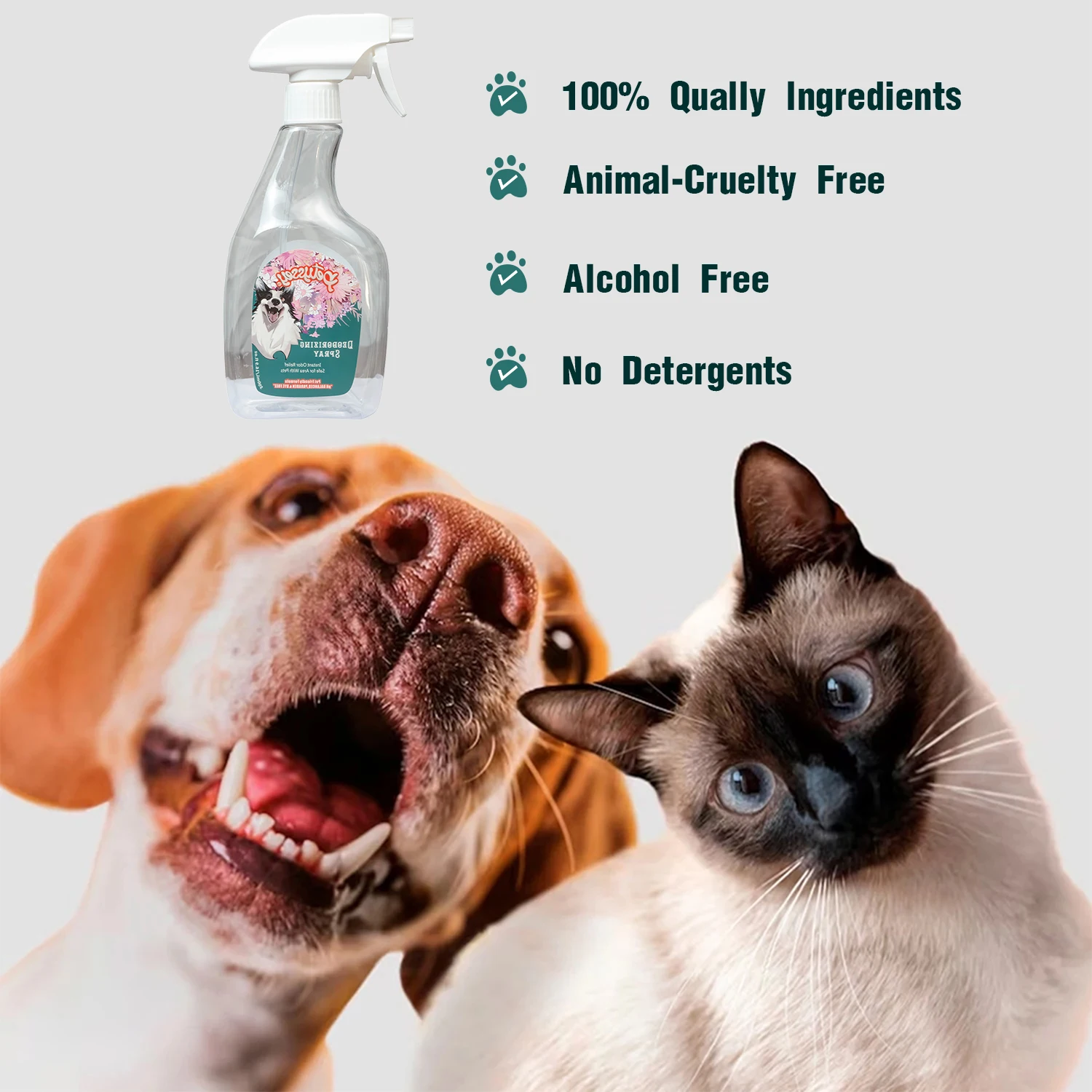 Deodorizing Spray Odor Remover Dog Litter Deodorizer Pet Deodorant Spray For Remove Cat Litter Odor
