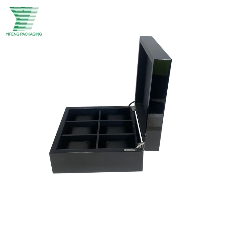 Gift wooden box wholesale handmade Essential Oils Box  Creative hexagonal storage wood jewelry packaging box