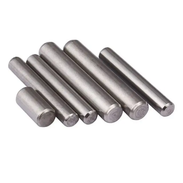 Aluminum Cylindrical Pins Grooved Pin Shaft Flat Head With Hole Cylindrical Pin