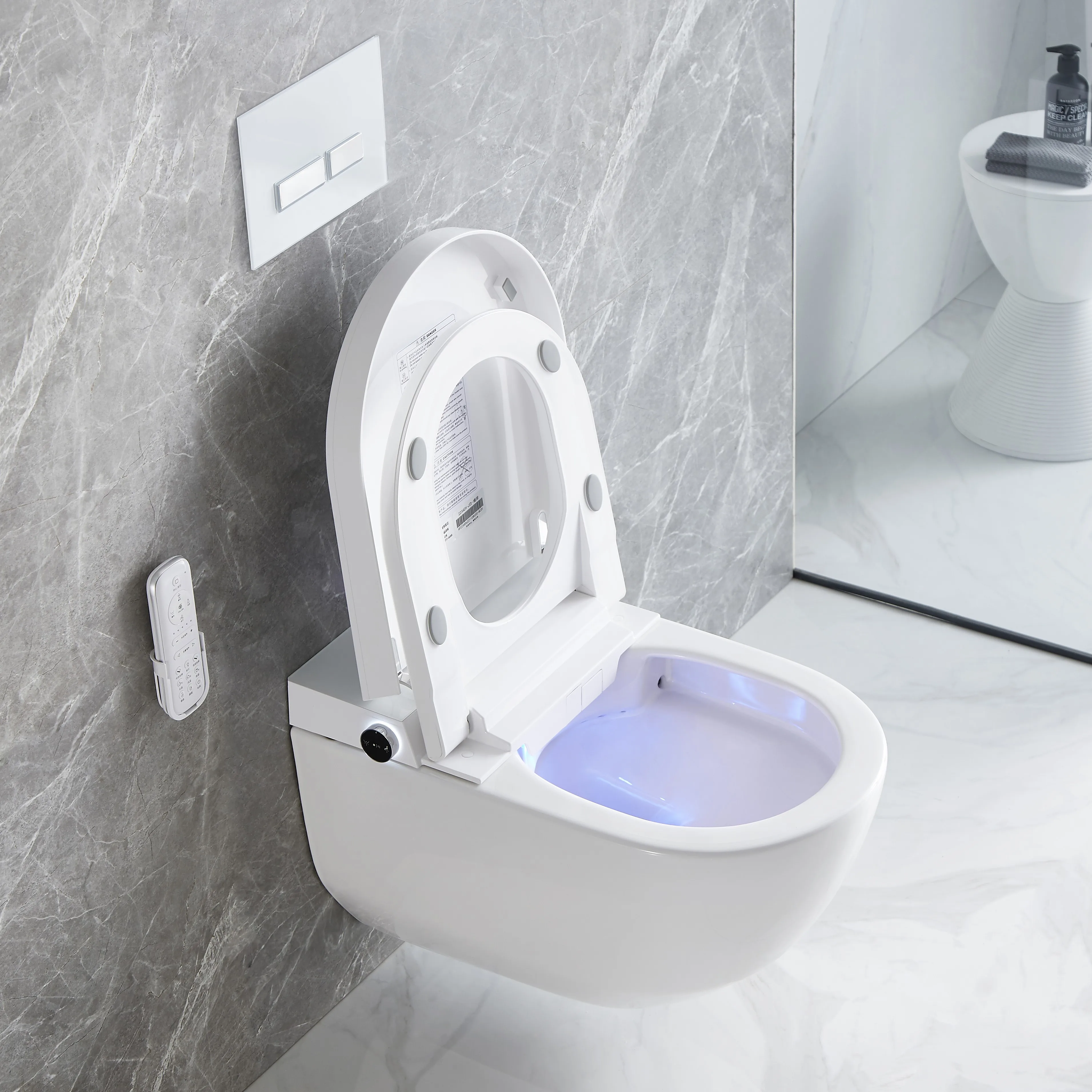 CLASIKAL Luxury bathroom ceramic floor standing intelligent toilet multifunctional siphon toilet