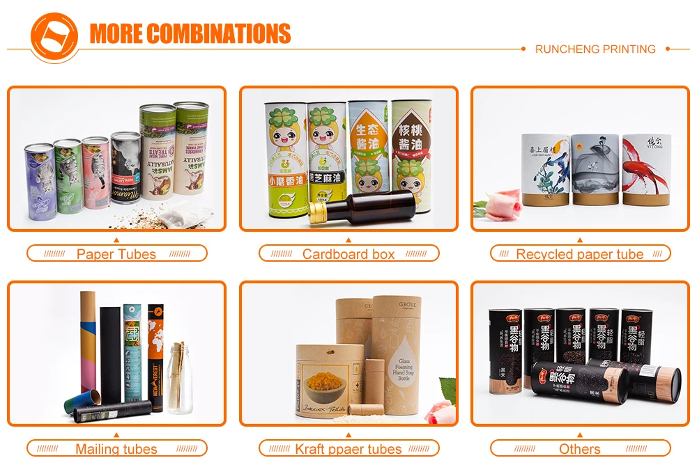 
Custom Logo Cardboard Round Cylinder Custom Paper Tube Box For Coffee Bean Or Tea Packing 