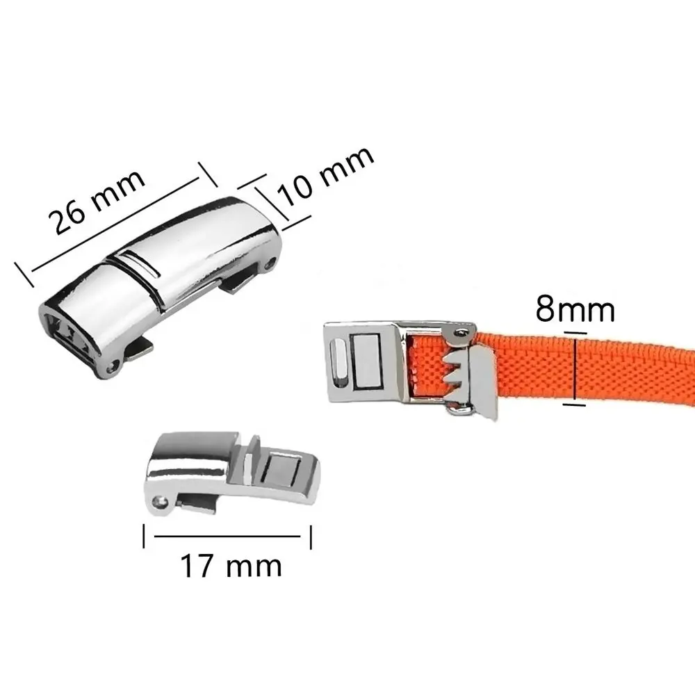 8MM High Strength Tieless Shoelaces One Size Fits All Magnetic Lock Closure Stretch No Tie Elastic Shoelaces For Kids And Adults