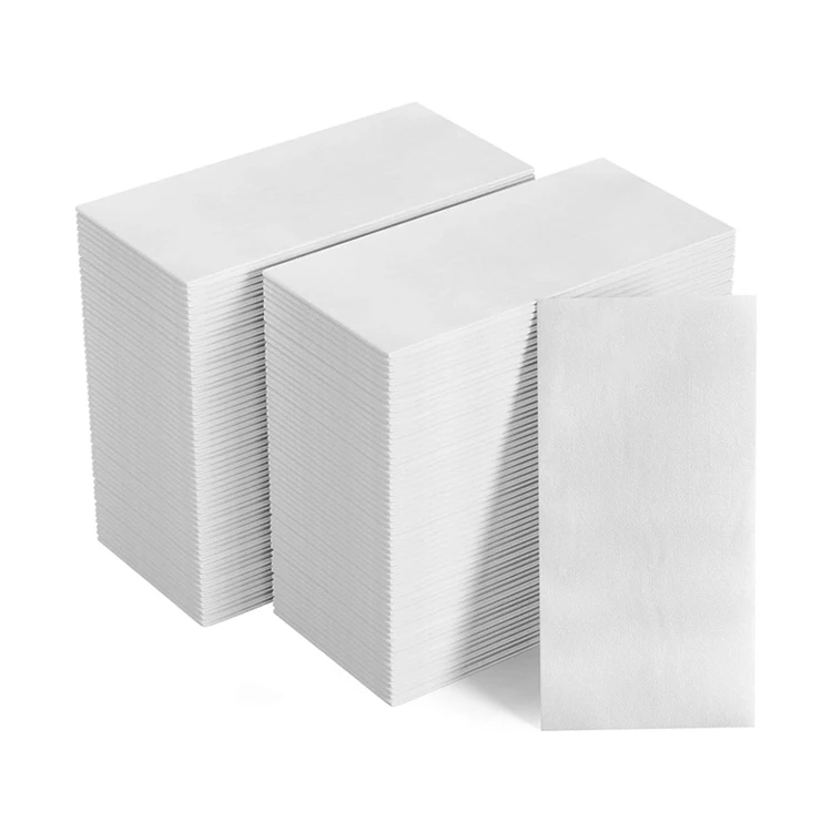 Wholesale Custom Printed Cocktail Napkins Paper 2 3 Ply White Beverage Napkins Restaurant Event Bar Wedding Party Napkins