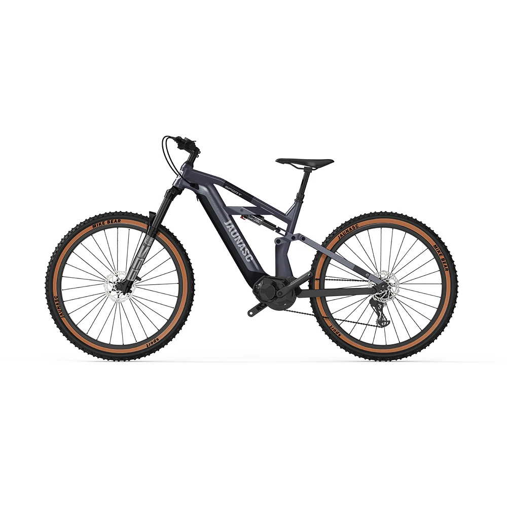 2023 New Design mid motor full suspension electric mountain bike E Bike electric MTB for sale