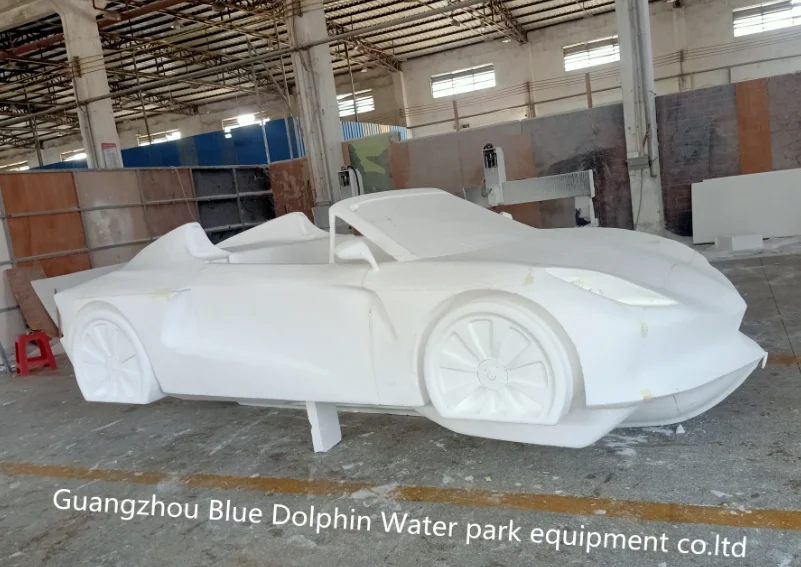 Marine plastic Floating ski jet car floating pontoon with rolling wheels