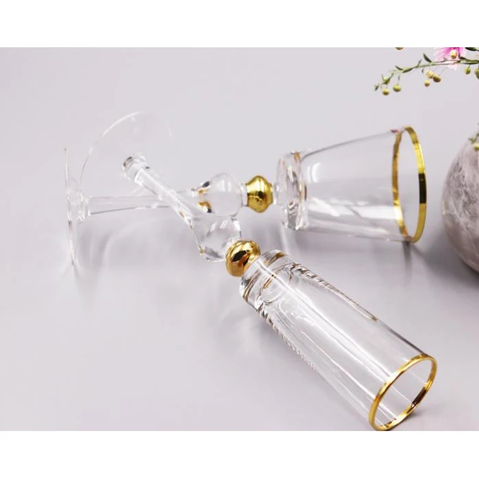 Phnom Penh fine line wine drinkware Champagne crystal glass Set Northern European family goblet wine glasses