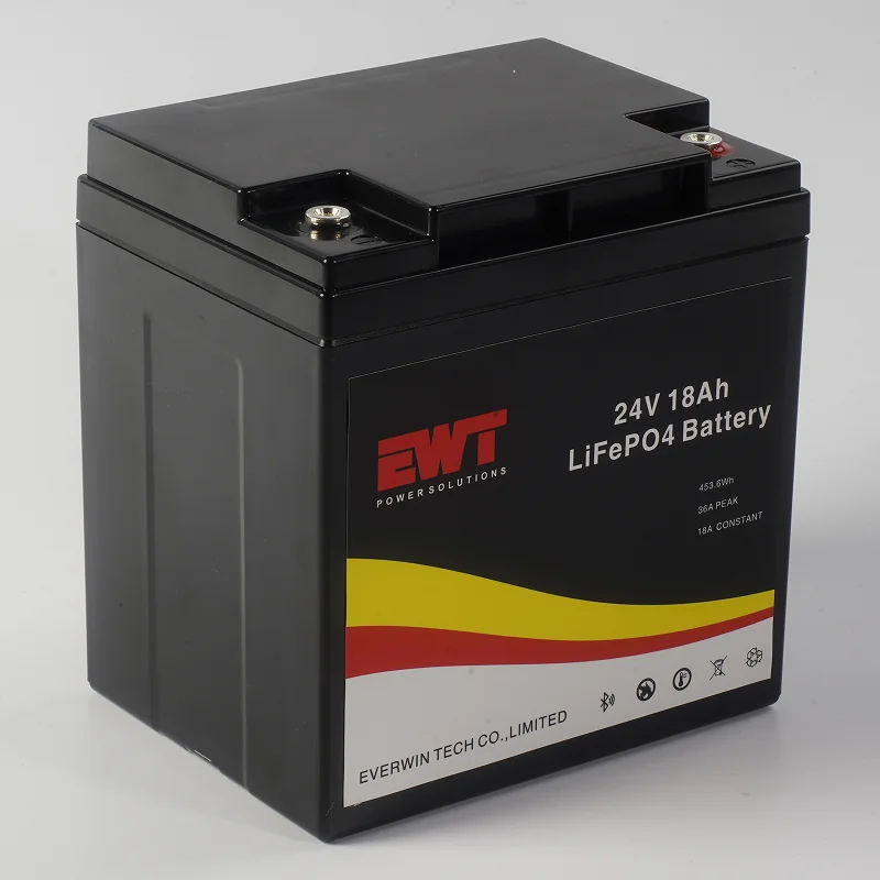 Factory Supply 24V 18Ah portable Lithium Iron Phosphate Battery