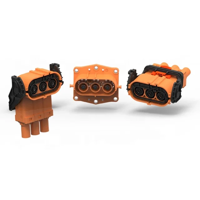 HVC 800 series 3 ways HVIL connector for EV