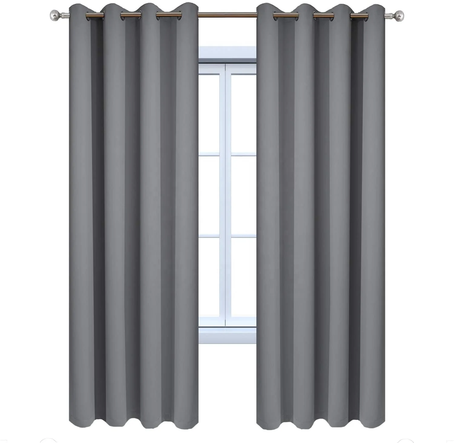 
Ready Made Wholesale Window Blackout Curtain for Bedroom 