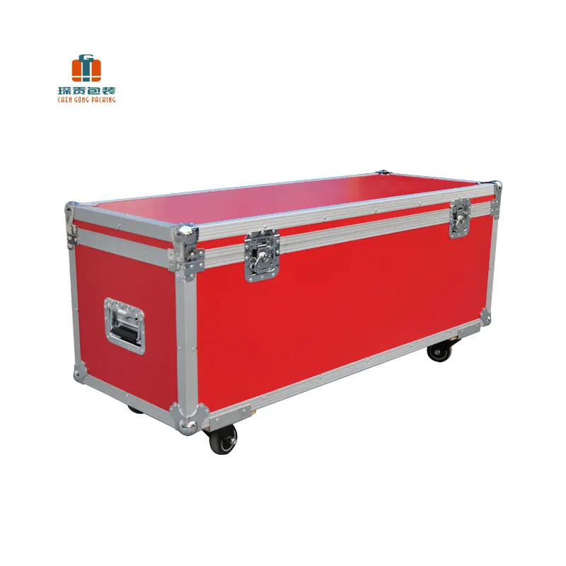Custom Size Aluminum 55TV Flight case Removable Lid