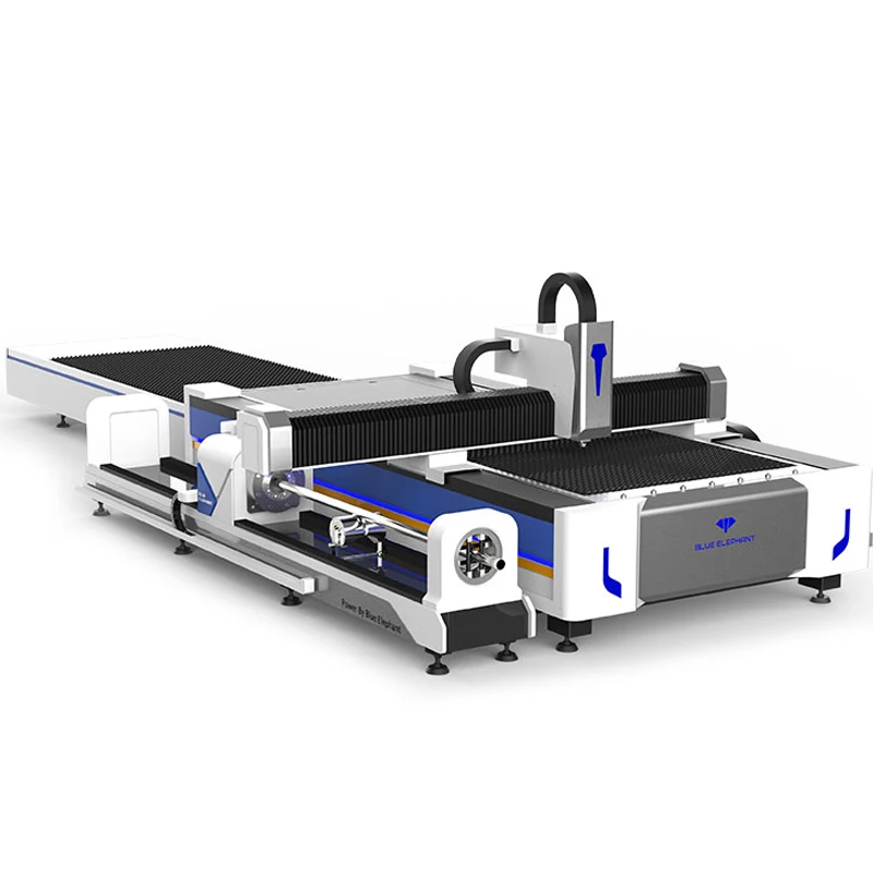 New design fiber laser cutting machine manufacturer for Metal pipe and plate Dual Use machine