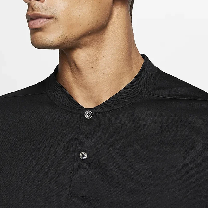 Wholesales Sport Wear Men Custom Stretchy Fabric Blade Collar Plain Golf Polo Shirt