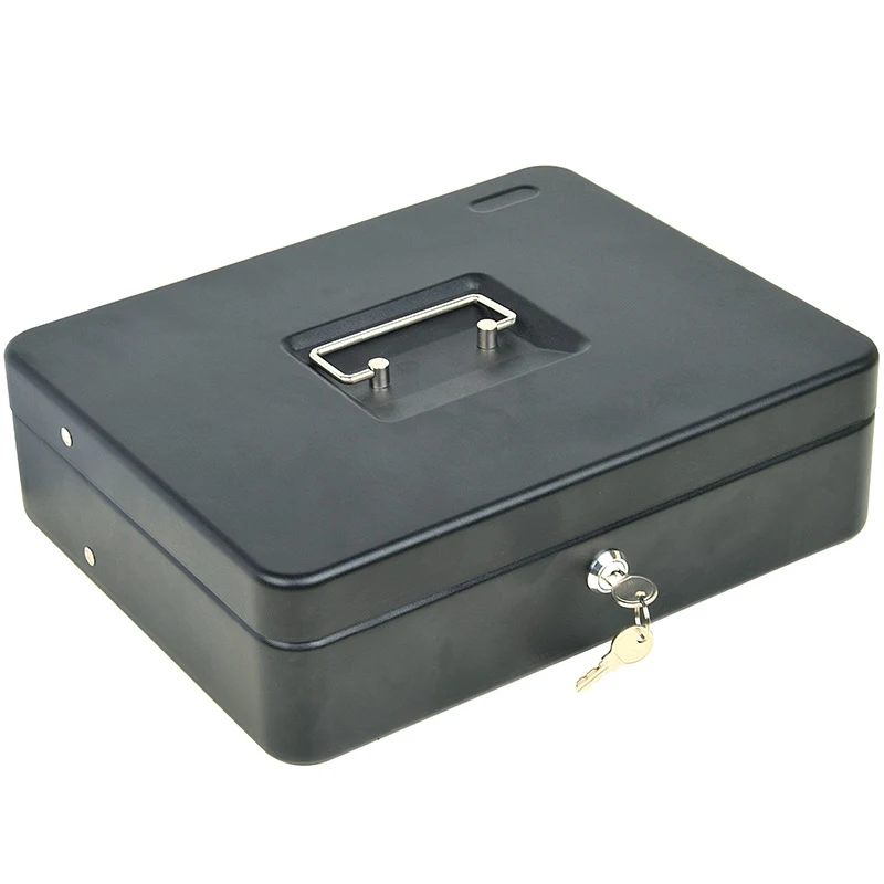 Высококачественный кассовый аппарат металлический замок для магазина в супермаркете ключей счетчик коробочки денег с